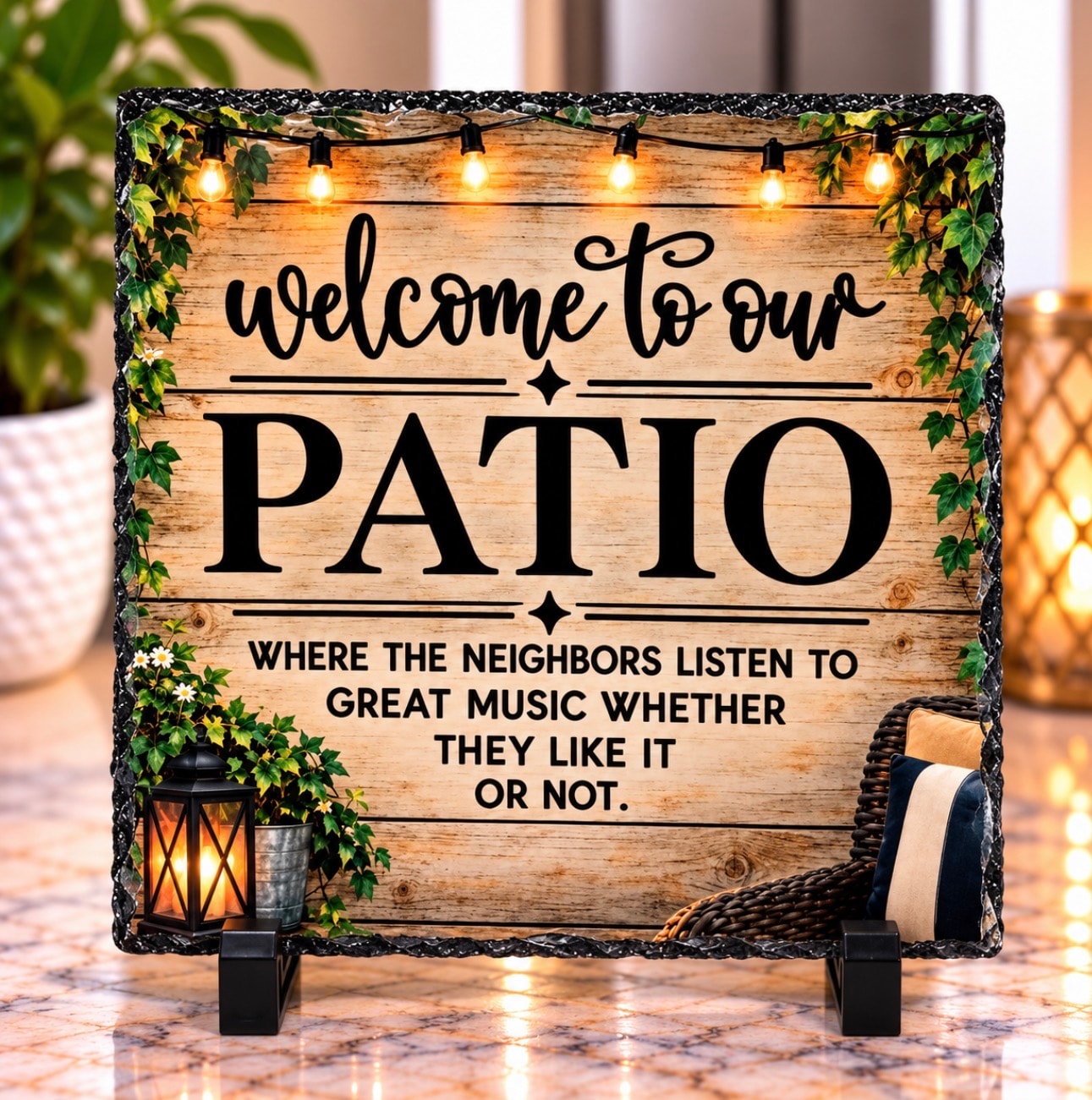 Welcome to Our Patio